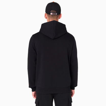 The Male model is wearing Cincinnati Bengals NFL Black Pullover Hoodie 2