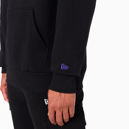 The Male model is wearing Baltimore Ravens NFL Black Pullover Hoodie 7