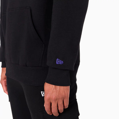 The Male model is wearing Baltimore Ravens NFL Black Pullover Hoodie 6