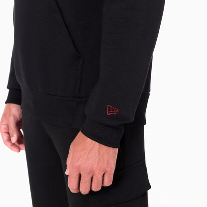 The Male model is wearing Arizona Cardinals NFL Black Pullover Hoodie 5