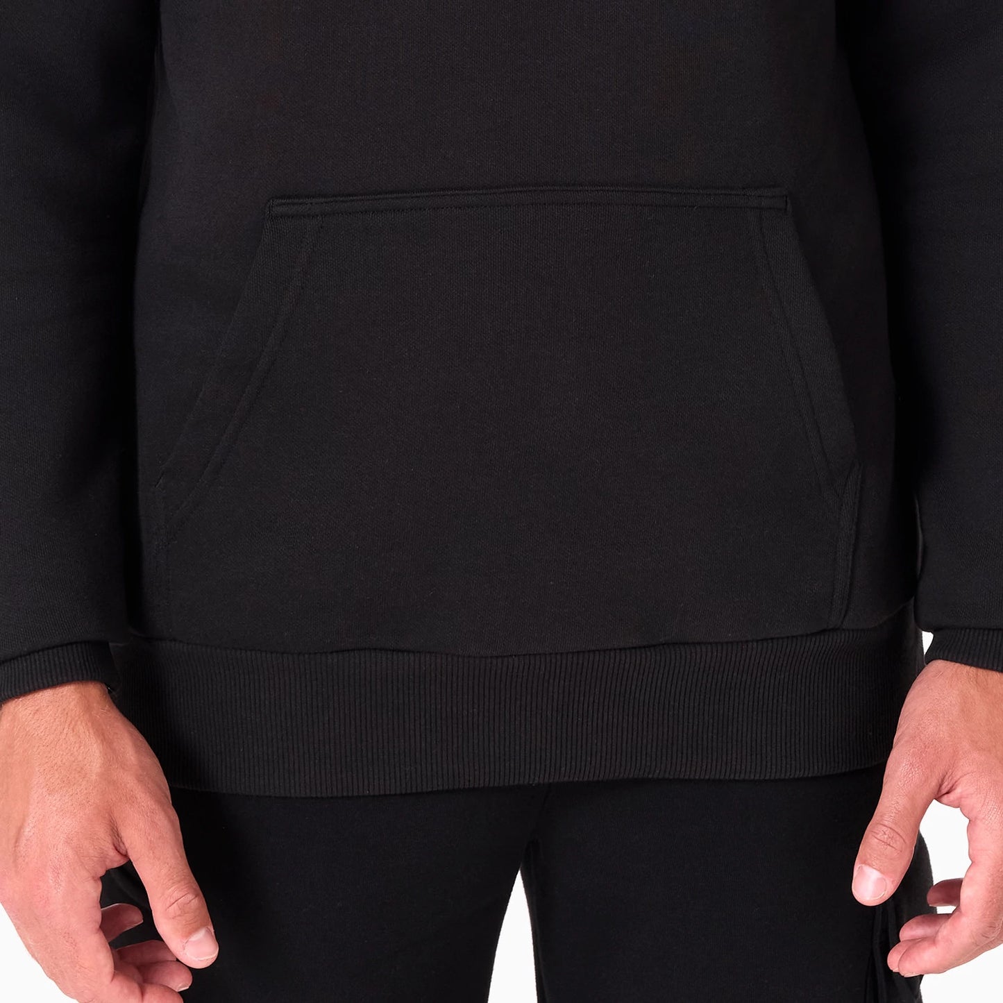 The Male model is wearing Phoenix Suns NBA Black Pullover Hoodie 5