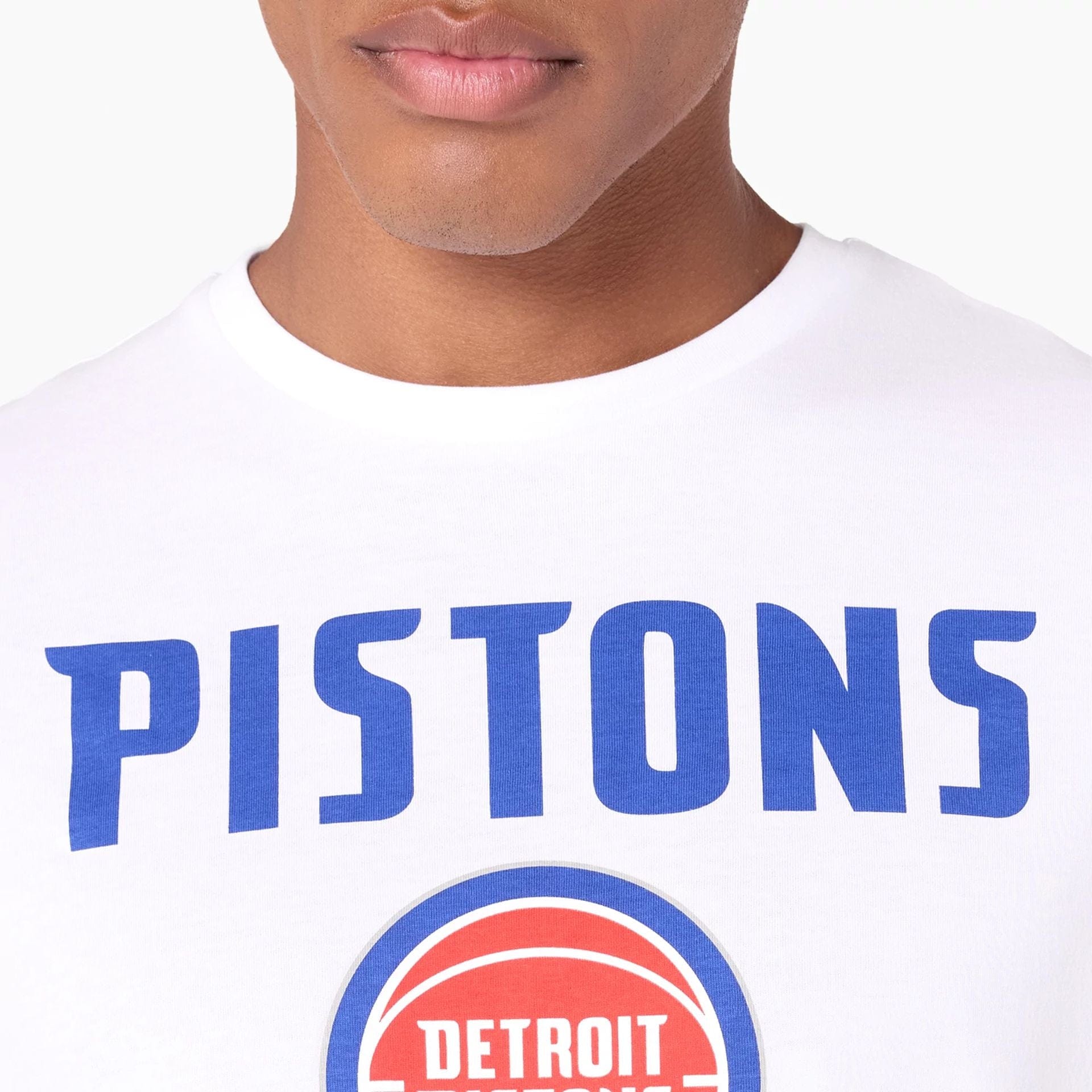 Detroit Pistons NBA White T Shirt