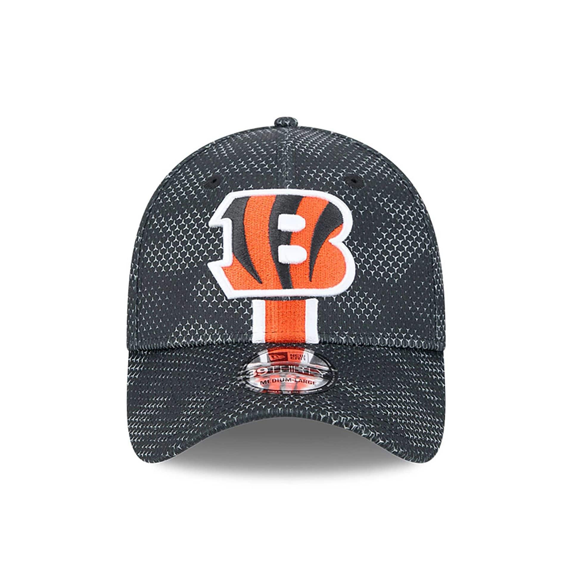 Cincinnati Bengals NFL Sideline 2024 Black 39THIRTY Stretch Fit Cap