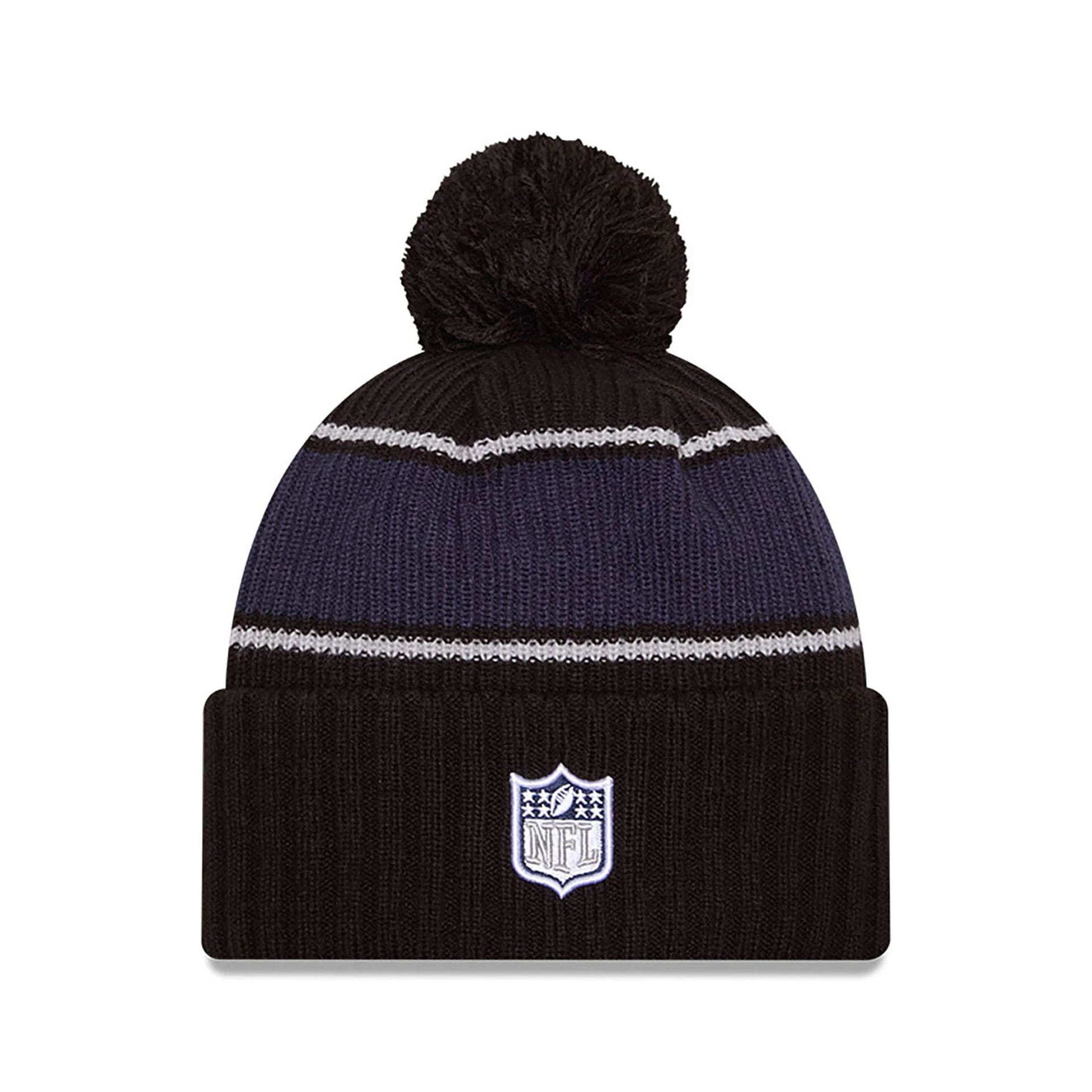 Dallas Cowboys NFL Sideline 2024 Black Sport Knit Beanie Hat New Era Cap