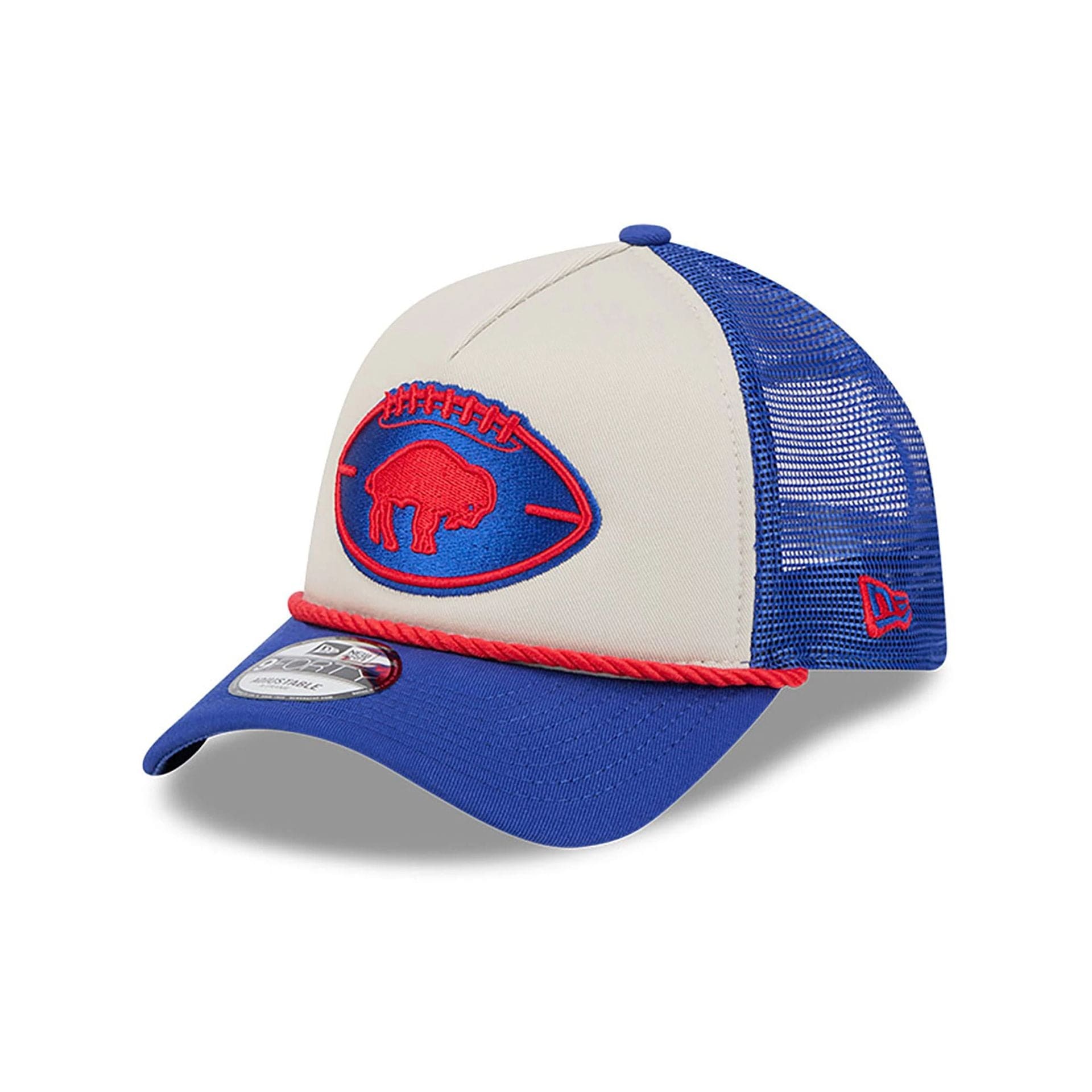 Buffalo Bills NFL Sideline 2024 Historic Blue 9FORTY A Frame Adjustabl New Era Cap UK