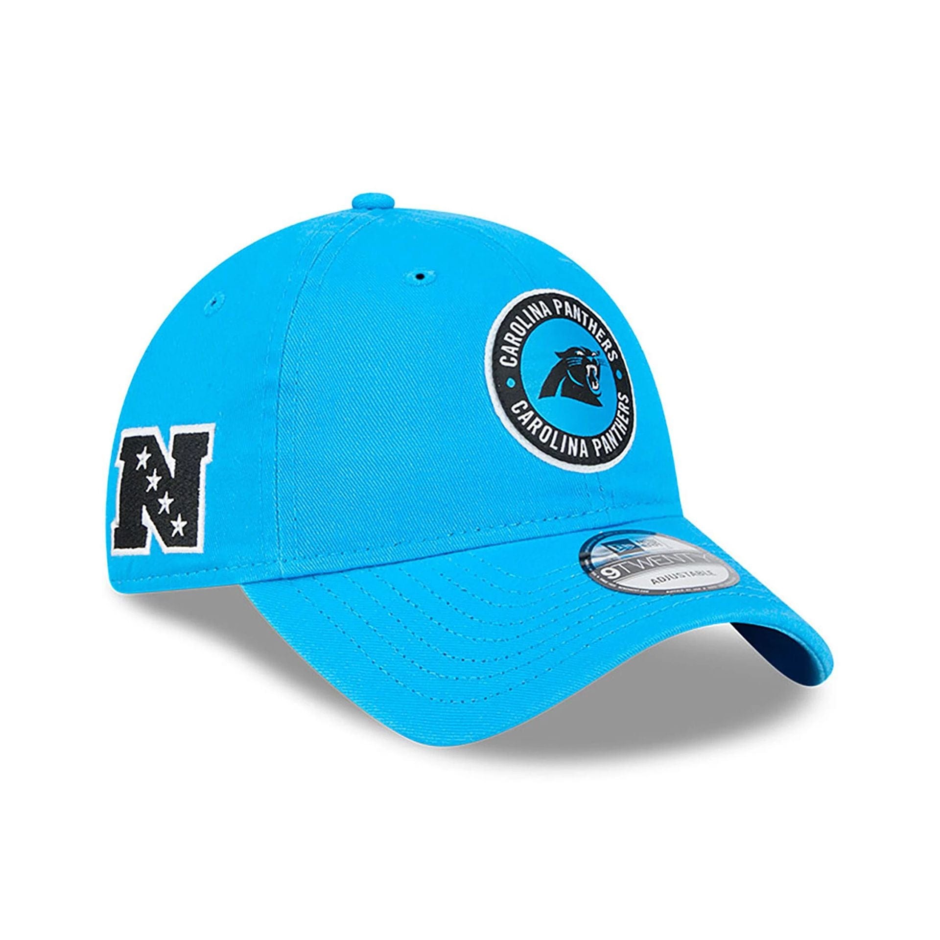 Carolina Panthers NFL Sideline 2024 Blue 9TWENTY Adjustable Cap New Era Cap UK