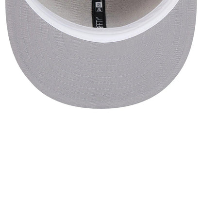 Pictured is this MLB Evergreen Boston Red Sox 59FIFTY Fitted cap in light beige. 2