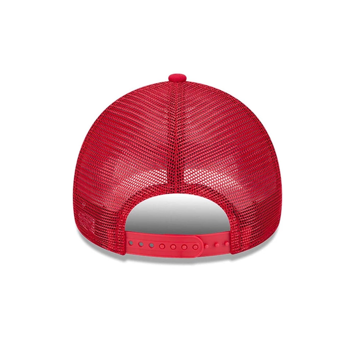 Pictured is this MLB Evergreen LA Angels 9FORTY A-Frame cap in red. 6