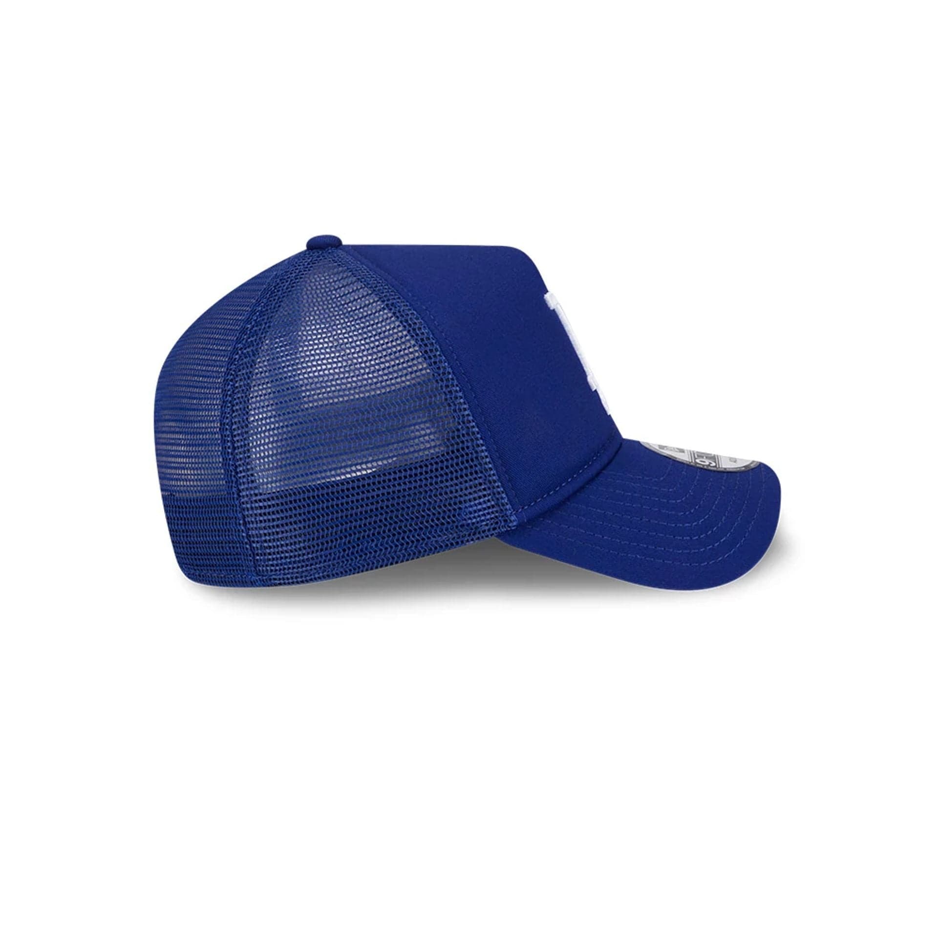 Pictured is this MLB Evergreen LA Dodgers 9FORTY A-Frame cap in dark blue. 13