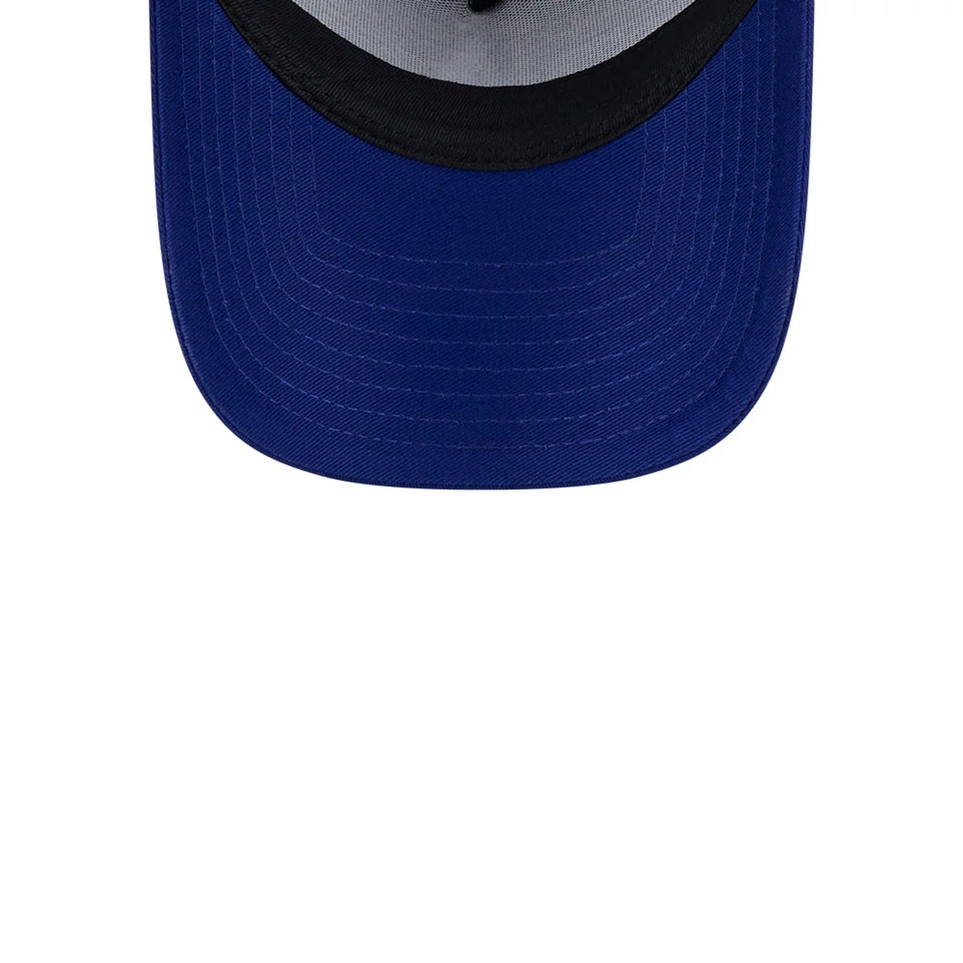 Pictured is this MLB Evergreen LA Dodgers 9FORTY A-Frame cap in dark blue. 14