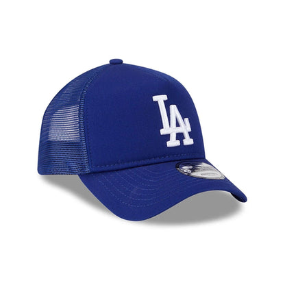 Pictured is this MLB Evergreen LA Dodgers 9FORTY A-Frame cap in dark blue. 3