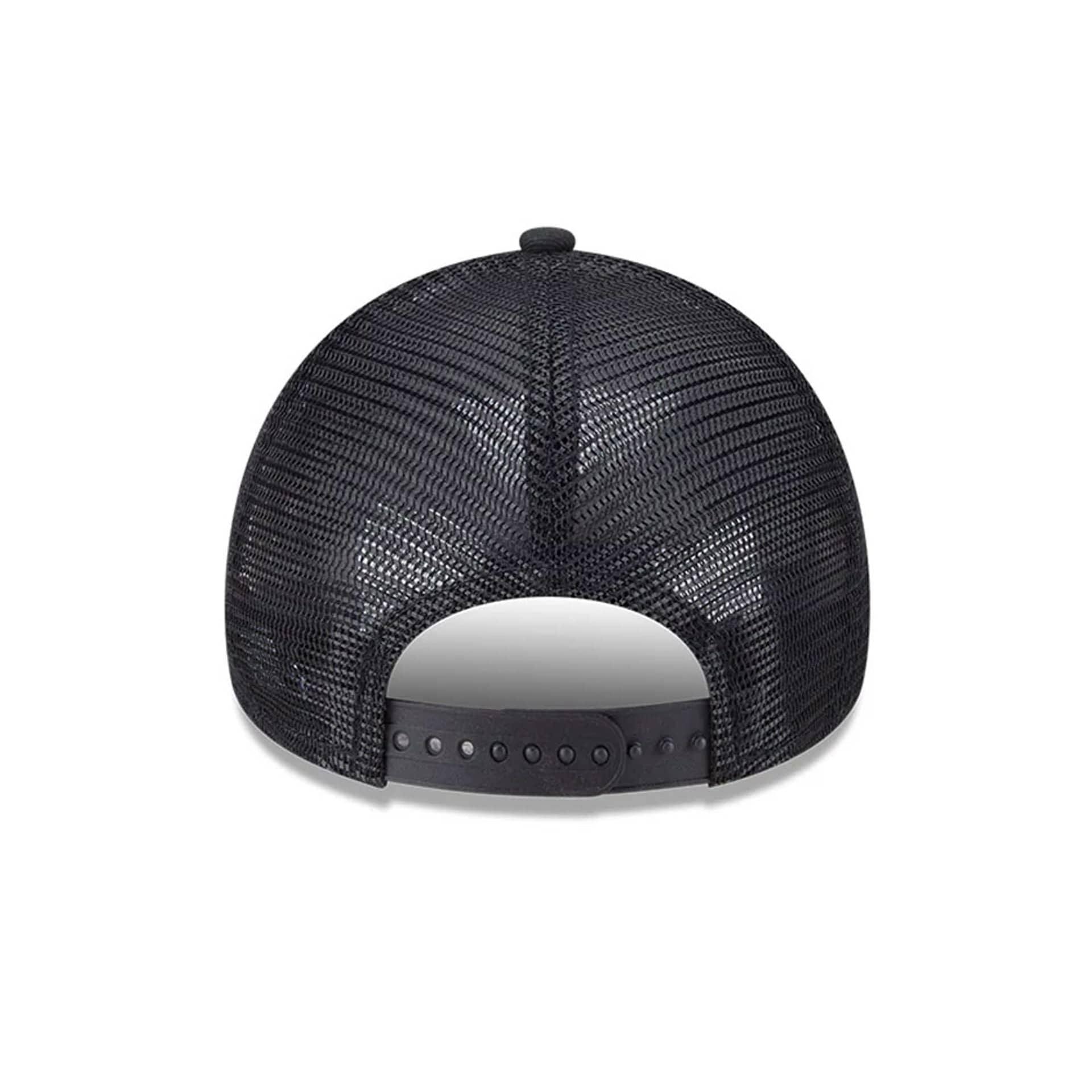 Pictured is this MLB Evergreen Miami Marlins 9FORTY A-Frame cap in black. 6