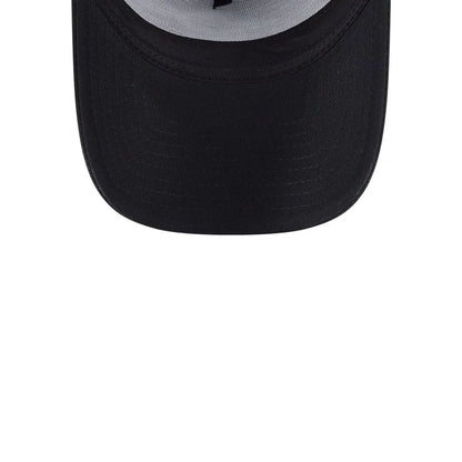 Pictured is this MLB Evergreen Miami Marlins 9FORTY A-Frame cap in black. 7