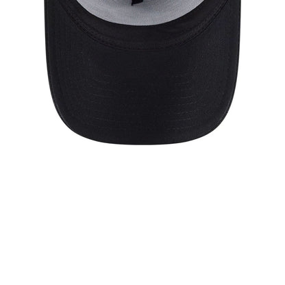 Pictured is this MLB Evergreen Miami Marlins 9FORTY A-Frame cap in black. 7