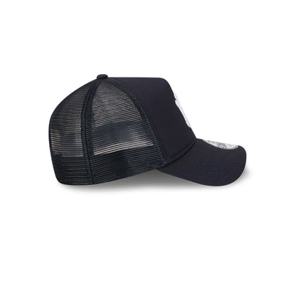 Pictured is this MLB Evergreen New York Yankees 9FORTY A-Frame cap in navy. 13