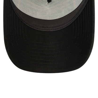 Pictured is this New Era Patch 9FORTY E-Frame Adjustable Tucker cap in Black. 5