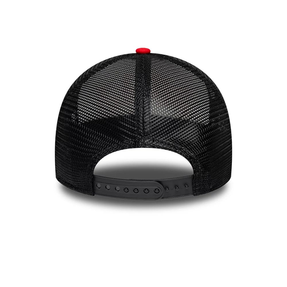 Chicago Bulls Youth NBA Retro Red 9FORTY A-Frame Trucker Cap 6