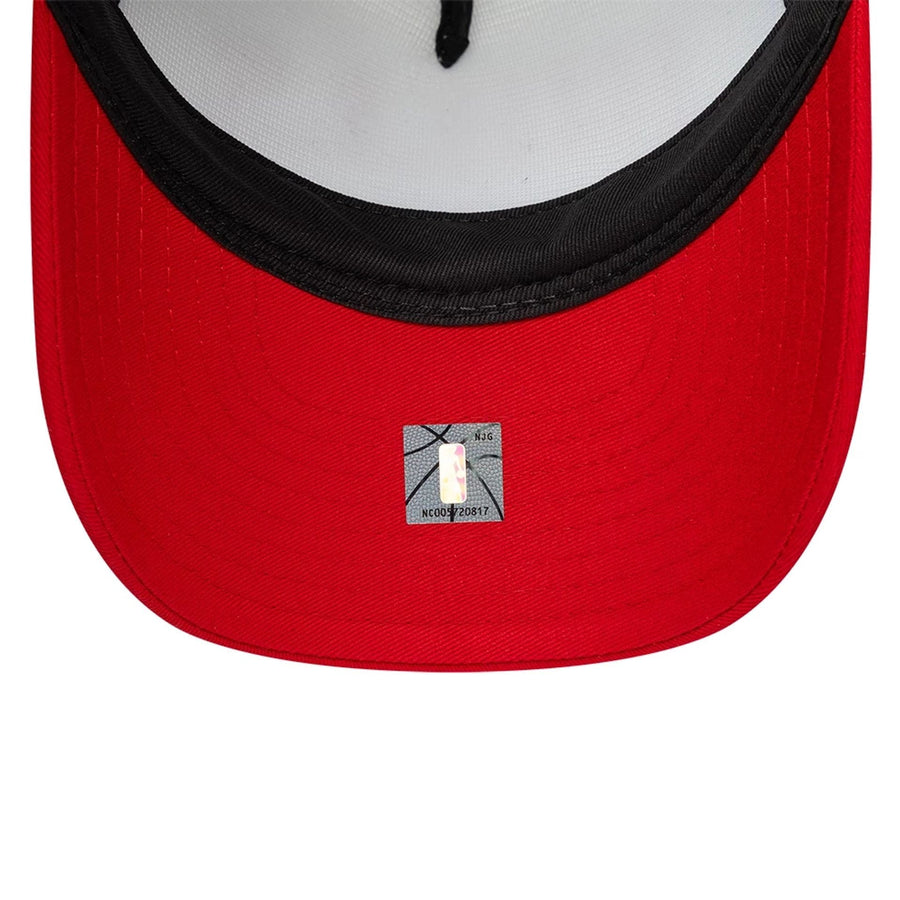 Chicago Bulls Youth NBA Retro Red 9FORTY A-Frame Trucker Cap 7