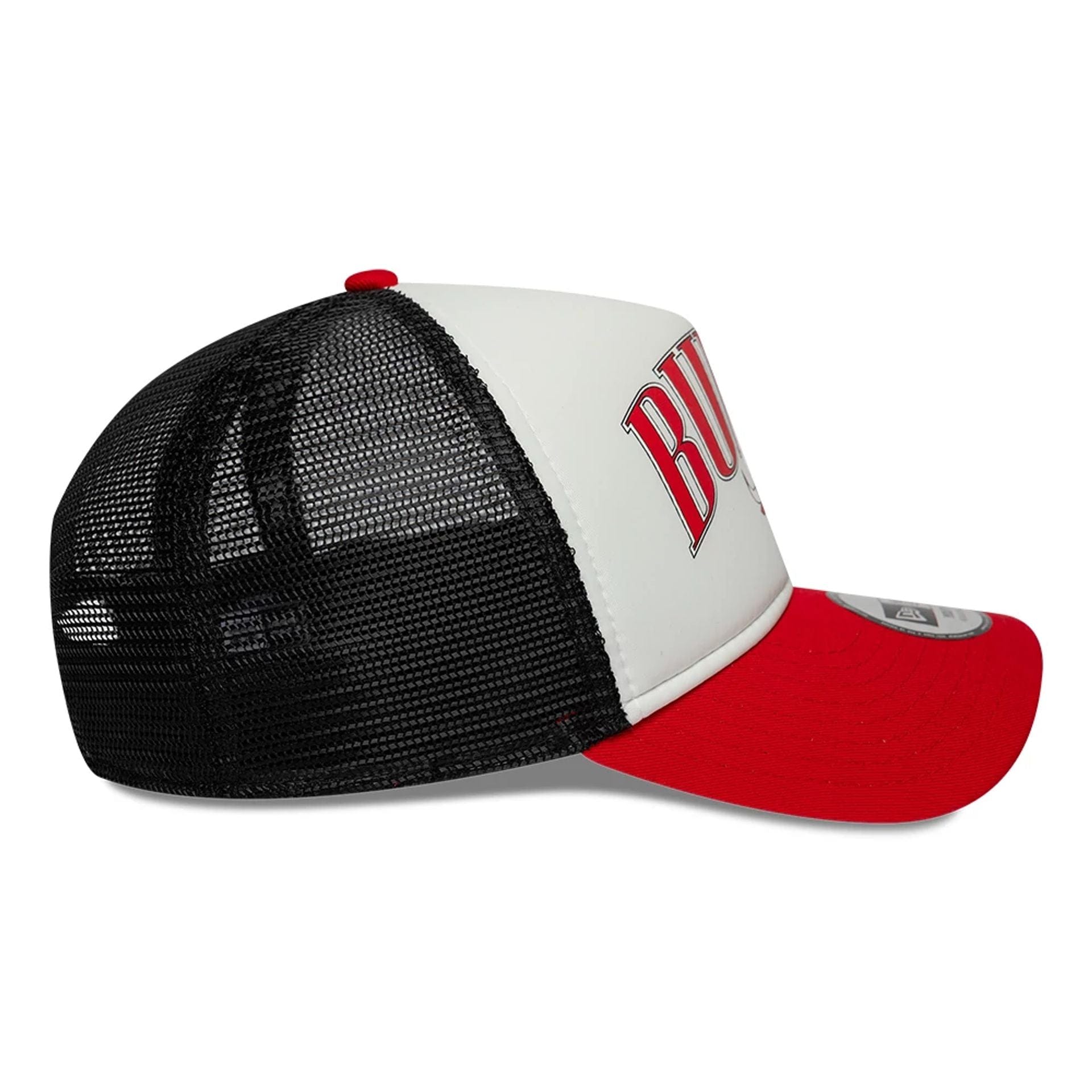 Chicago Bulls Youth NBA Retro Red 9FORTY A-Frame Trucker Cap 4