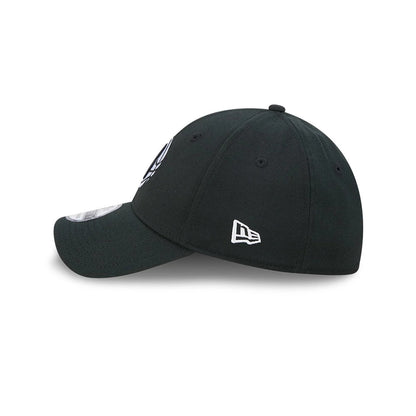 Pictured is this NBA Evergreen Brooklyn Nets 39THIRTY Stretch Fit cap in black. 5