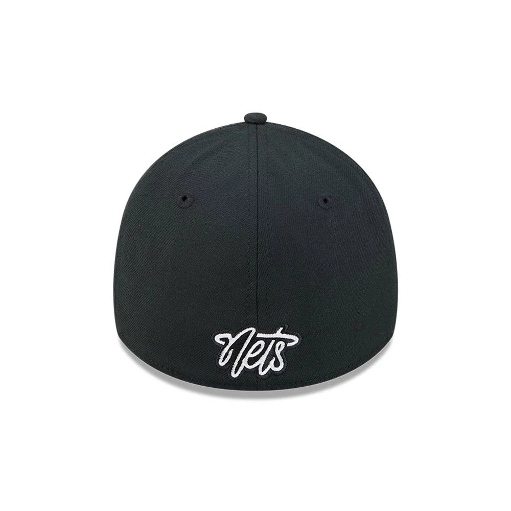 Pictured is this NBA Evergreen Brooklyn Nets 39THIRTY Stretch Fit cap in black. 4