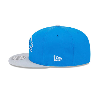 Pictured is this NFL Evergreen Detroit Lions 9FIFTY Snapback cap in blue. 5