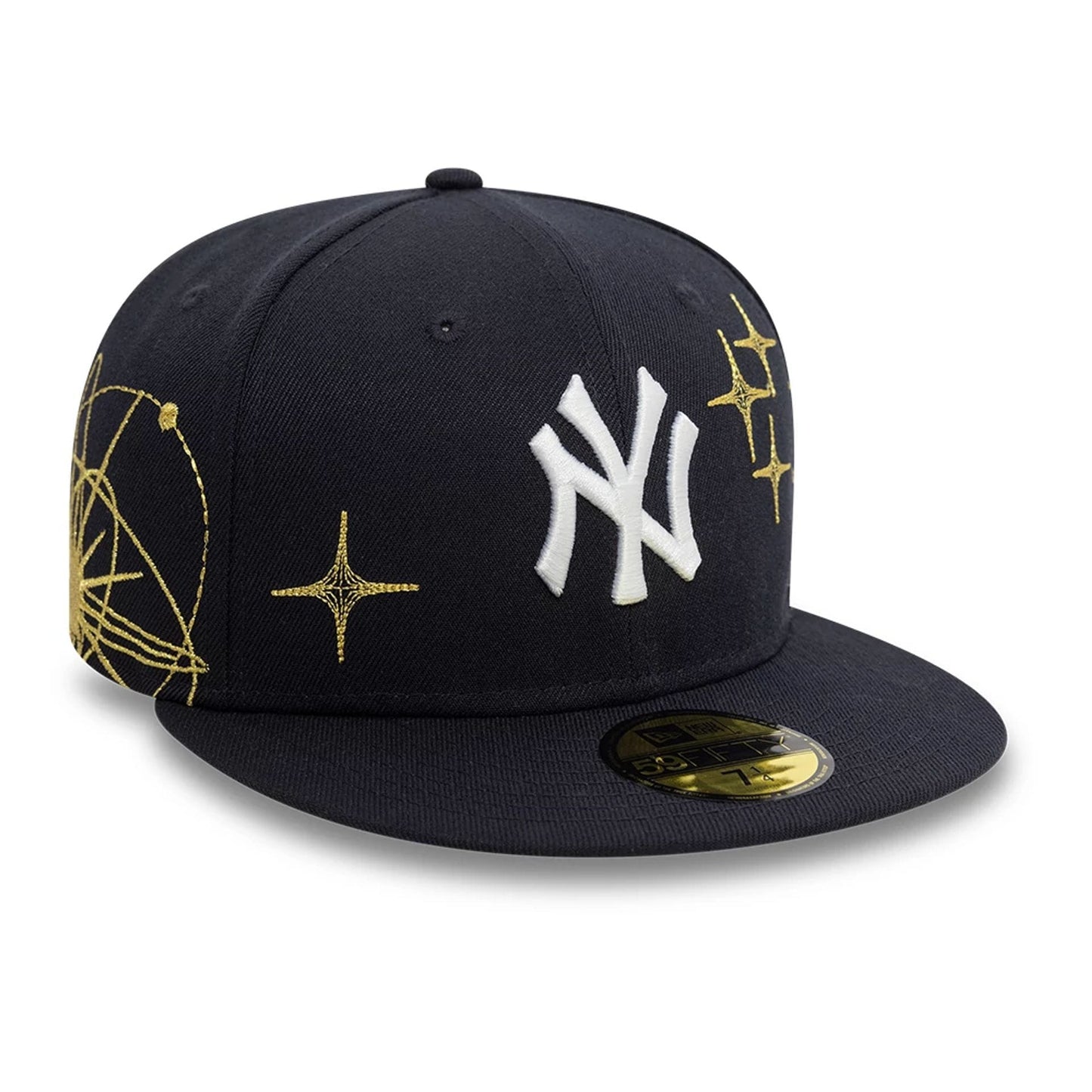 Pictured is this New York Yankees MLB Zodiac Navy 59FIFTY Fitted Cap 3