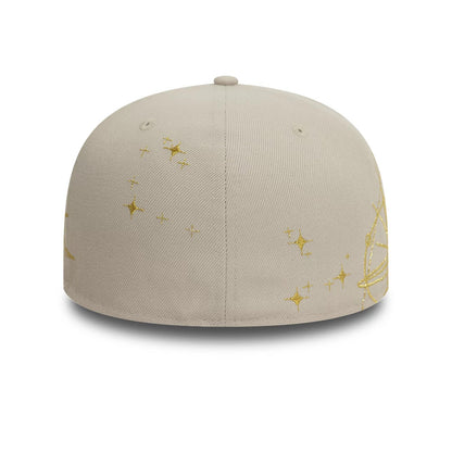 Pictured is this New Era Zodiac Light Beige 59FIFTY Fitted Cap 4