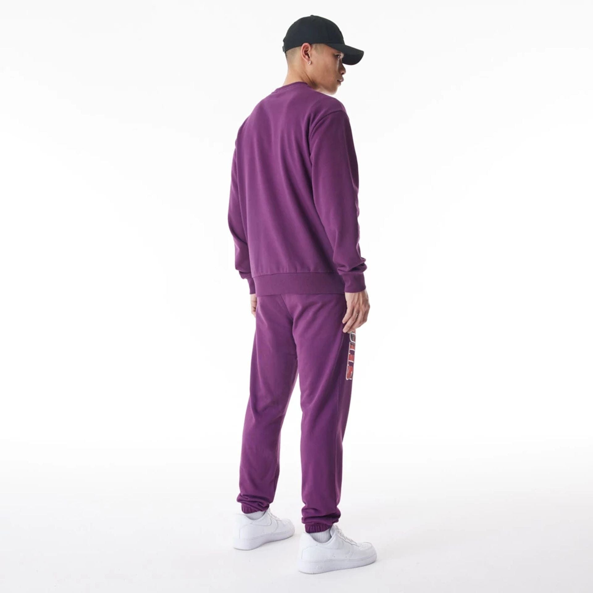 Chicago Bulls NBA Graphic Dark Purple Joggers