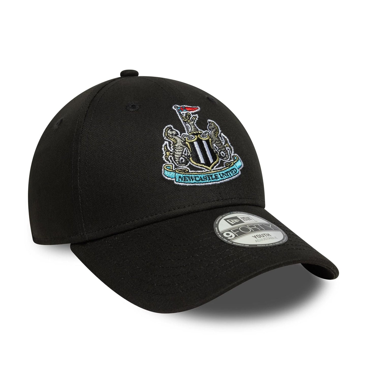 This is a Newcastle United FC Youth Core Black 9FORTY Adjustable Cap 3