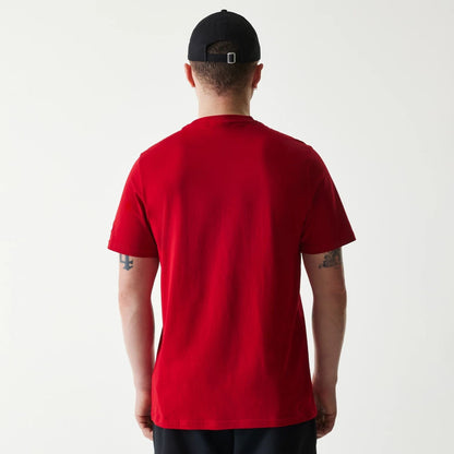 The Male model is wearing LA Angels MLB Regular Red T-Shirt 2