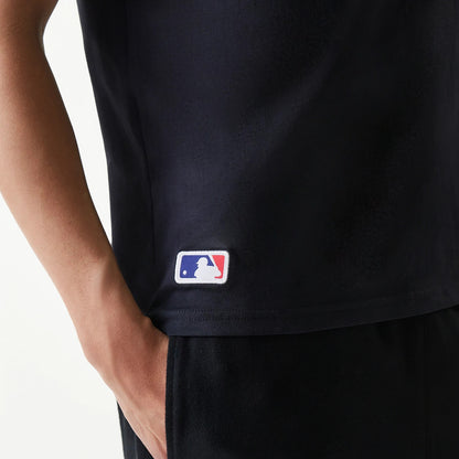 The Male model is wearing San Diego Padres MLB Regular Navy T-Shirt 5