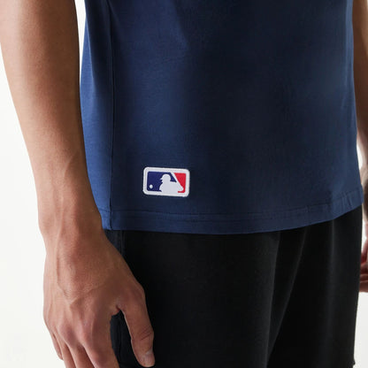 The Male model is wearing Philadelphia Phillies MLB Regular Dark Blue T-Shirt 6