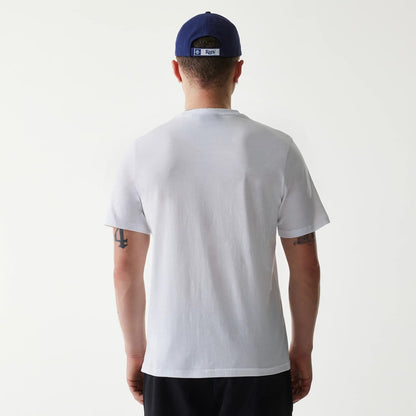 The Male model is wearing Tampa Bay Rays MLB Regular White T-Shirt 2