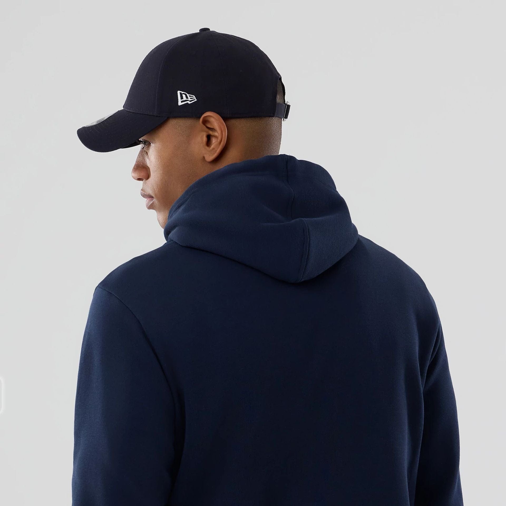 The Male model is wearing Houston Astros MLB Dark Blue Pullover Hoodie 6