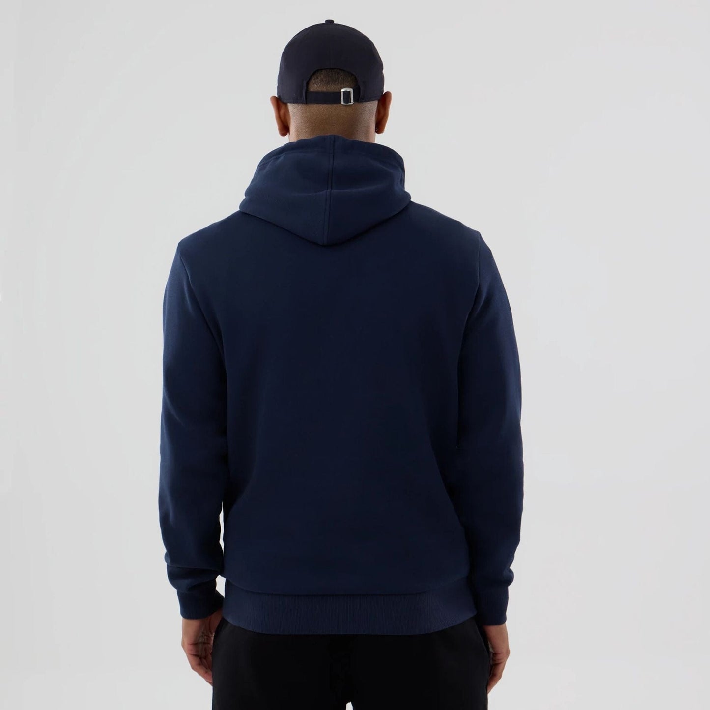 The Male model is wearing Houston Astros MLB Dark Blue Pullover Hoodie 2