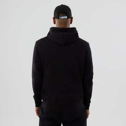 The Male model is wearing Colorado Rockies MLB Black Pullover Hoodie 2