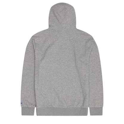 The Male model is wearing Chicago Cubs MLB Grey Pullover Hoodie 2