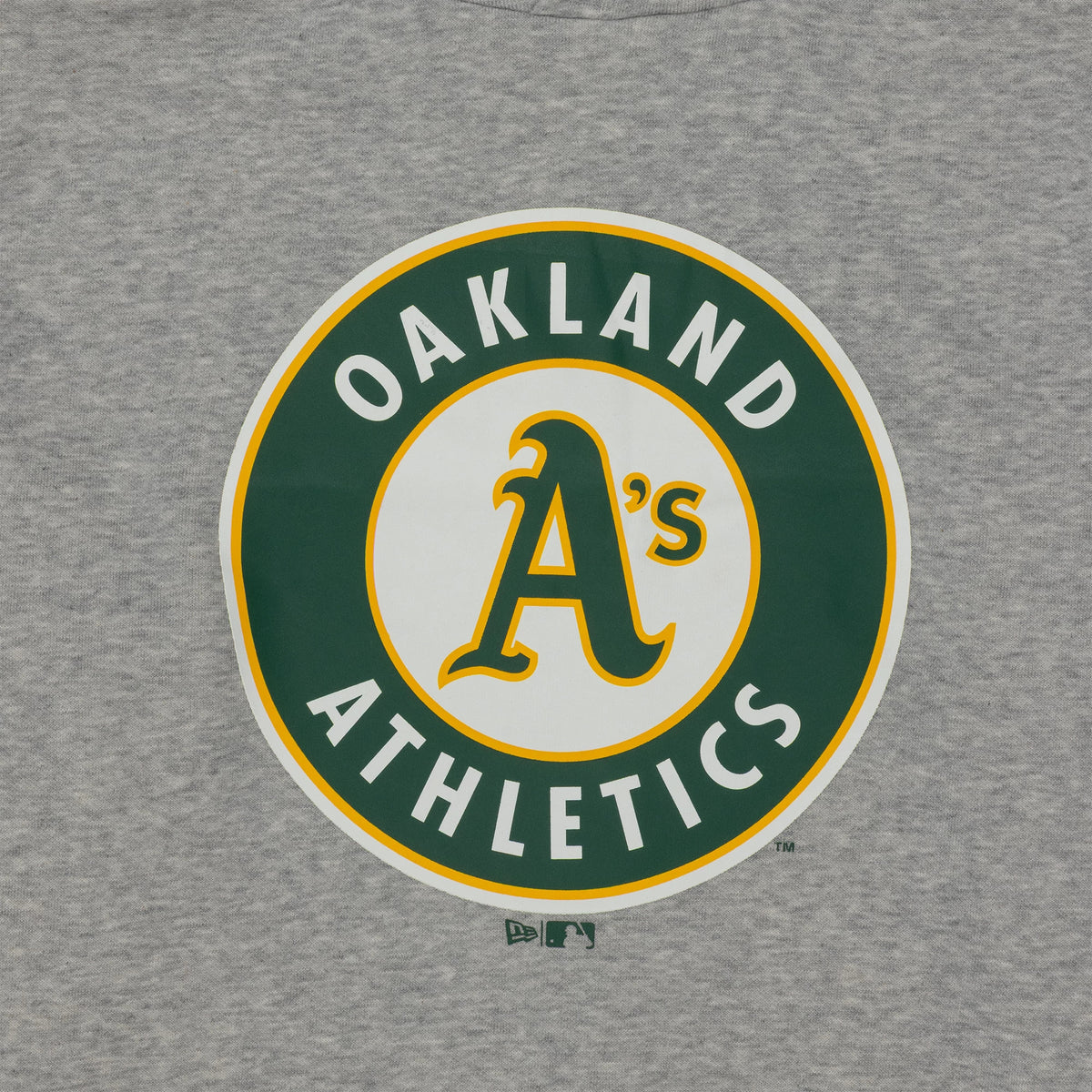 The Male model is wearing Athletics MLB Regular Grey Pullover Hoodie 3