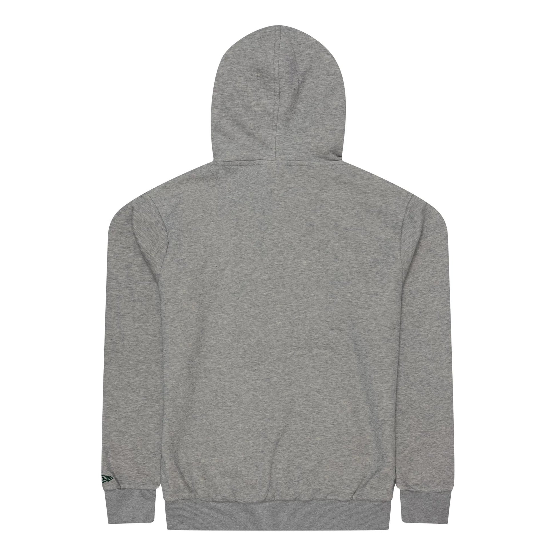 The Male model is wearing Oakland Athletics MLB Regular Grey Pullover Hoodie 2