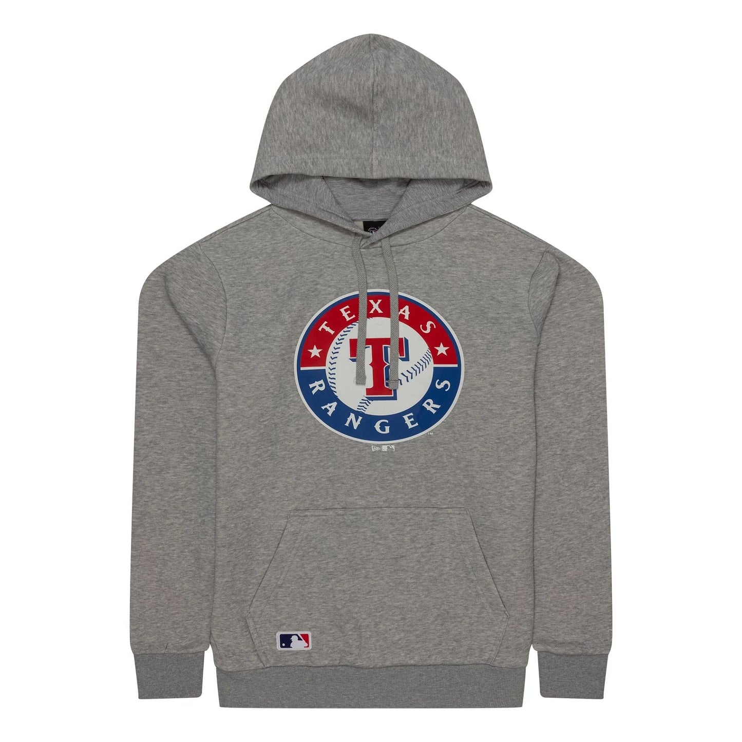 The Male model is wearing Texas Rangers MLB Regular Grey Pullover Hoodie 1
