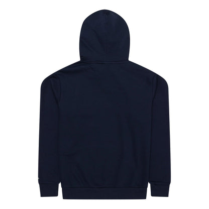 The Male model is wearing Tampa Bay Rays MLB Regular Dark Blue Pullover Hoodie 2