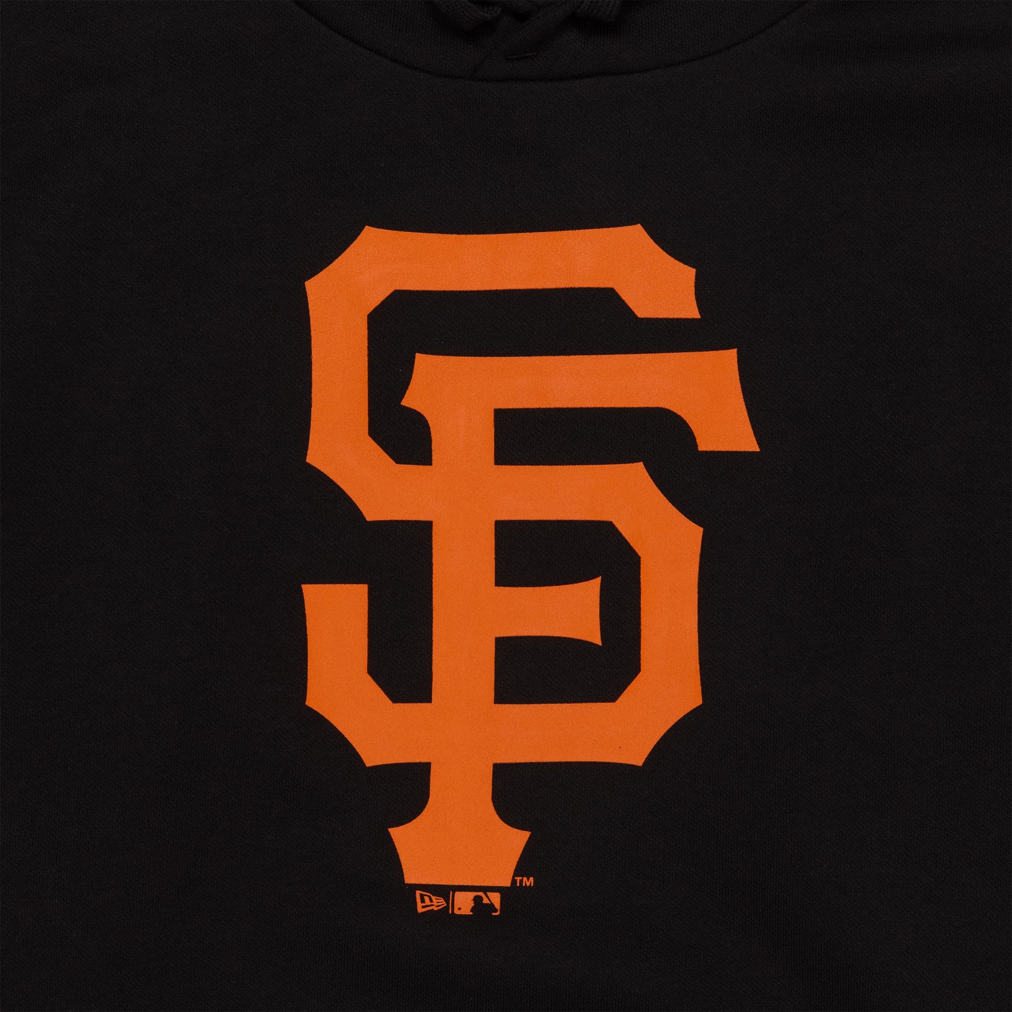 The Male model is wearing San Francisco Giants MLB Regular Black Pullover Hoodie 3