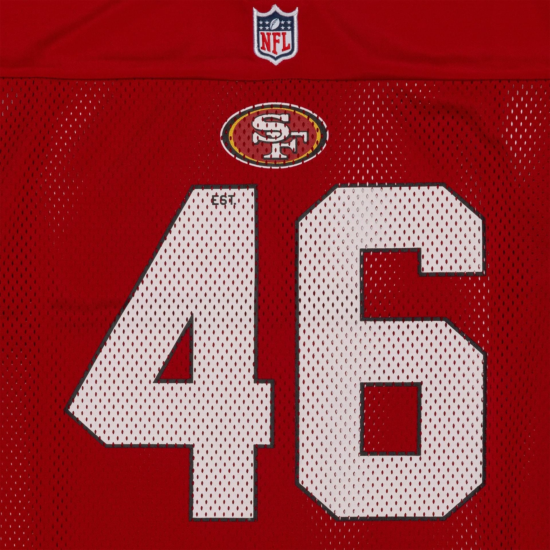 NFL Mesh San Francisco 49ers Red Mesh Jersey NEC UK