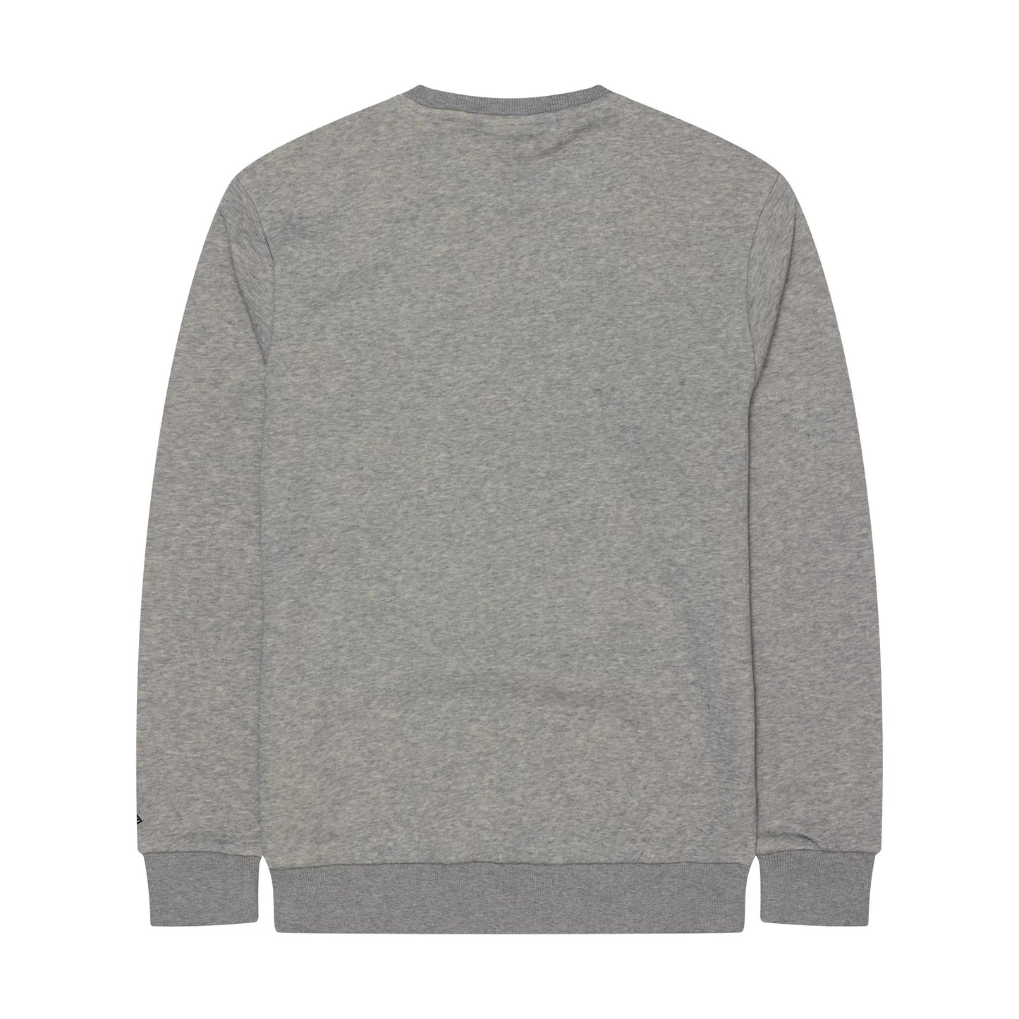 The Male model is wearing New York Yankees MLB Regular Grey Crew Neck Sweater 2