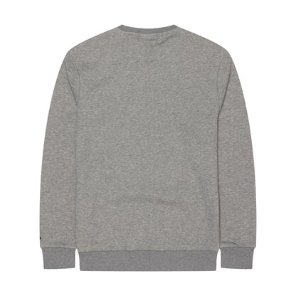 The Male model is wearing New York Yankees MLB Regular Grey Crew Neck Sweater 2