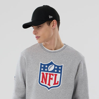 The Male model is wearing NFL Generic Logo Grey Crew Neck Sweater 6
