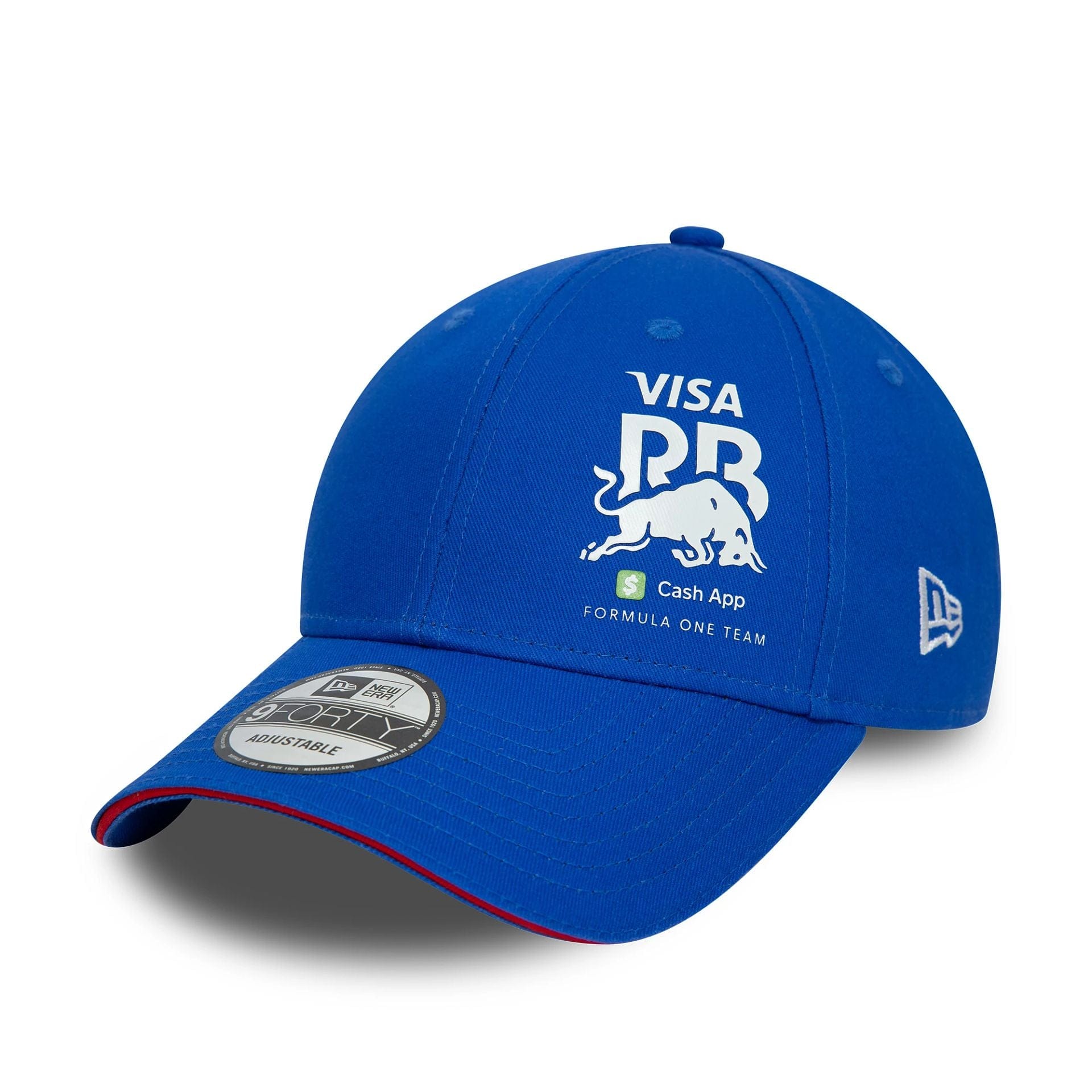 This is a Visa Cash App Racing Bulls Flawless Dark Blue 9FORTY Adjustable Cap 1