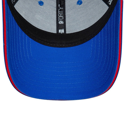 This is a Visa Cash App Racing Bulls Flawless Dark Blue 9FORTY Adjustable Cap 5