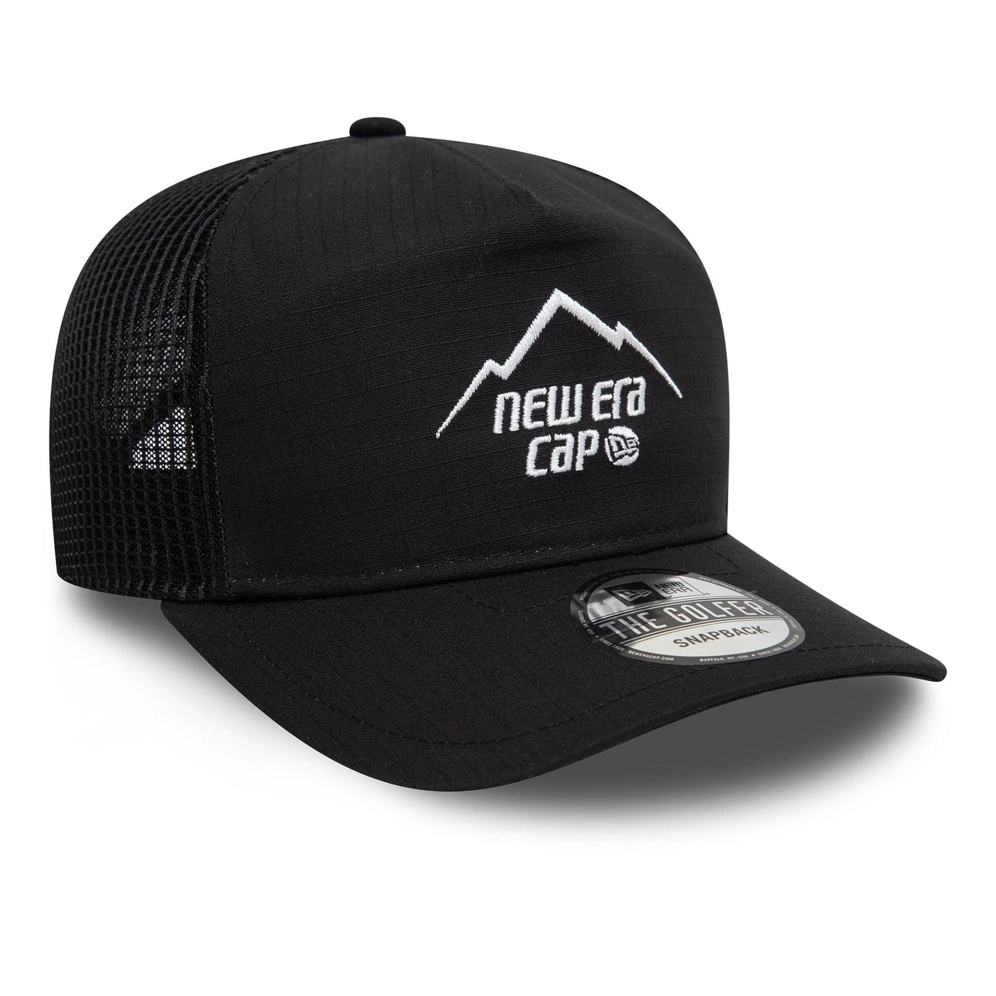 This is a New Era Outdoor Black Golfer Adjustable Cap 3